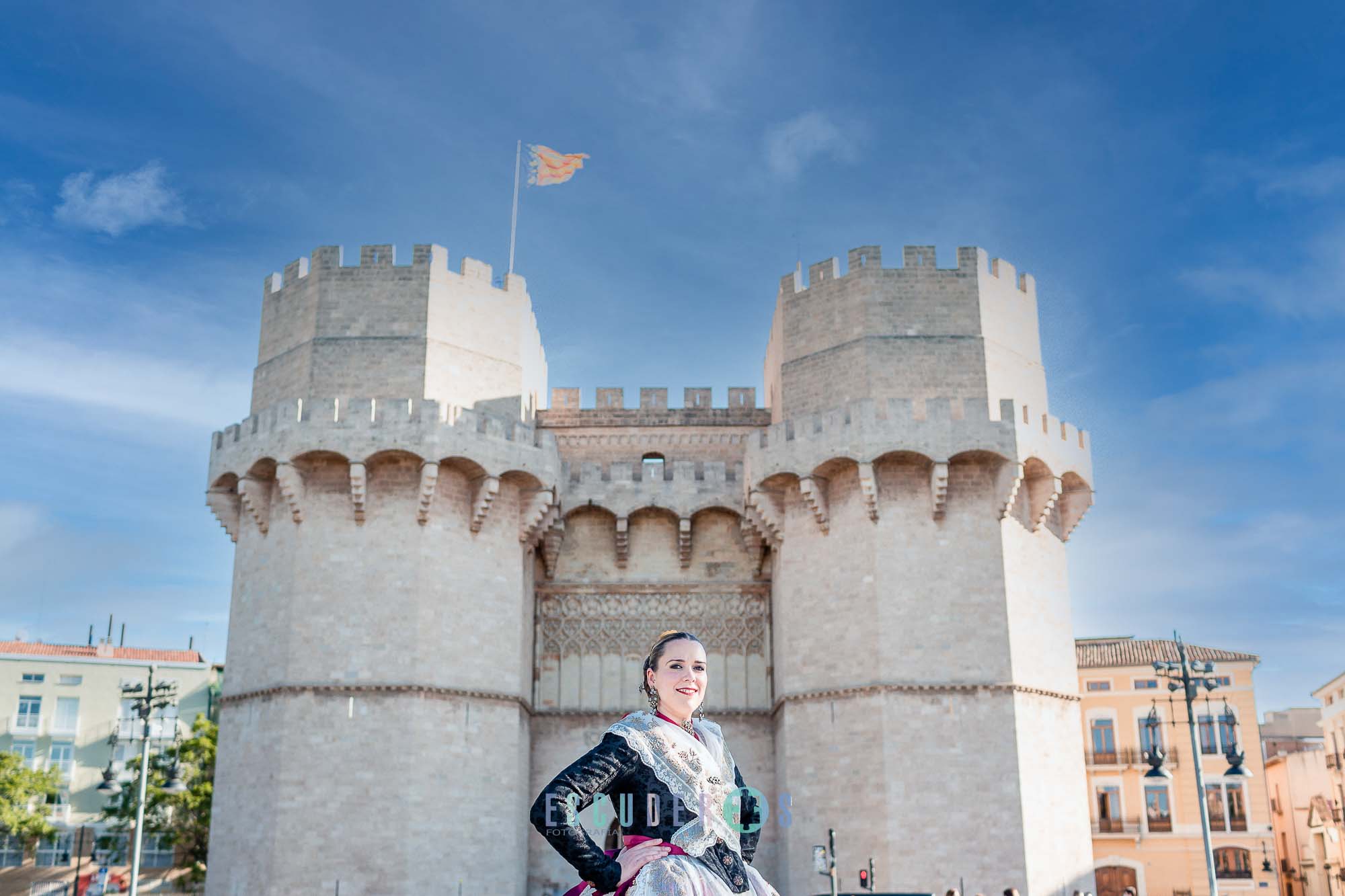 fallera en torres de serrano